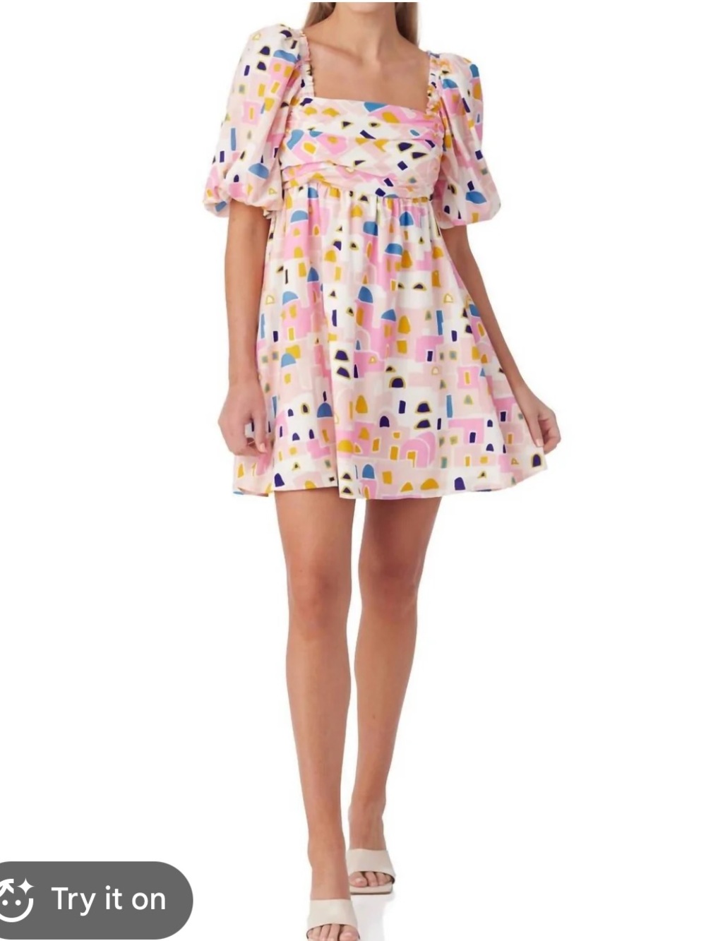Crosby by Mollie Burch Hunter Mini Dress Caldera Print Size XXS